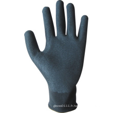 Gant de travail enduit de nitrile de mousse de nylon sans couture 13G (5040)